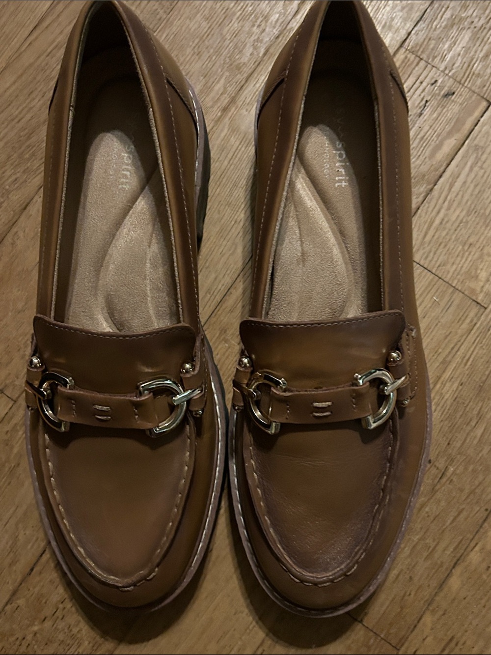 Women’s Easy Spirit Sekinndle Leather Bit Loafers 7.5